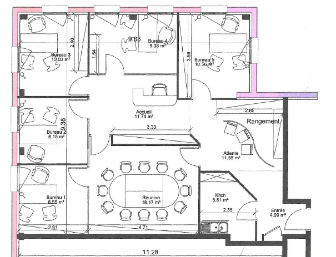 Bureau Toulouse 223m² Vente bureau Toulouse Haute-Garonne OVBUR2428107 3